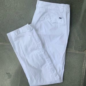Vineyard Vines white ankle pants